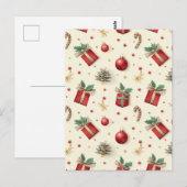 Kerstmis Briefkaart (Voorkant / Achterkant)