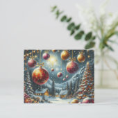 Kerstmis Briefkaart (Staand voorkant)