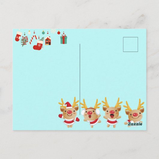 Kerstmis Briefkaart (Achterkant)