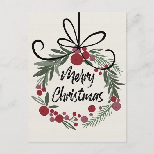 Kerstmis Briefkaart (Voorkant)