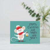 Kerstmis Briefkaart (Staand voorkant)