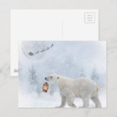 Kerstmis Briefkaart (Voorkant / Achterkant)