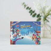 Kerstmis Briefkaart (Staand voorkant)