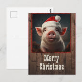 Kerstmis Briefkaart (Voorkant / Achterkant)