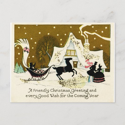 Kerstmis Briefkaart (Voorkant)