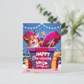 Kerstmis Briefkaart (Staand voorkant)