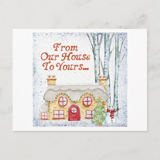 Kerstmis Briefkaart (Voorkant)