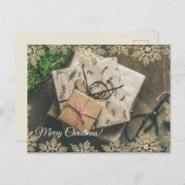 Kerstmis Briefkaart (Voorkant / Achterkant)