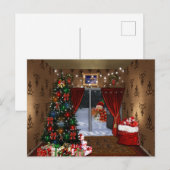 Kerstmis Briefkaart (Voorkant / Achterkant)