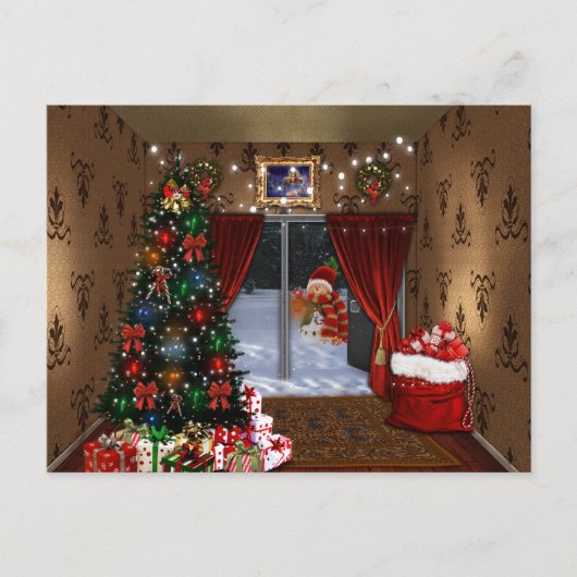 Kerstmis Briefkaart (Voorkant)