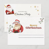 Kerstmis Briefkaart (Voorkant / Achterkant)