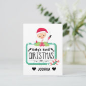 kerstmis briefkaart (Staand voorkant)