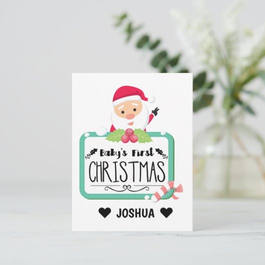 kerstmis briefkaart (Staand voorkant)