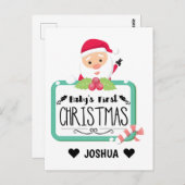 kerstmis briefkaart (Voorkant / Achterkant)