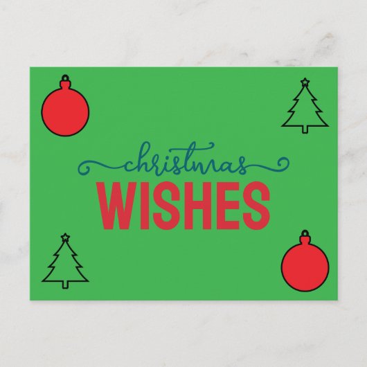 Kerstmis Briefkaart (Voorkant)