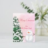 KERSTMIS BRIEFKAART (Staand voorkant)