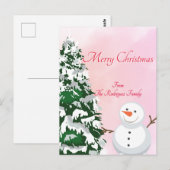 KERSTMIS BRIEFKAART (Voorkant / Achterkant)