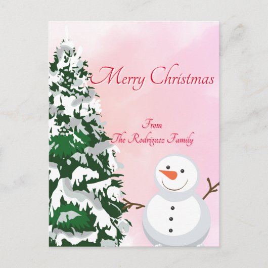 KERSTMIS BRIEFKAART (Voorkant)