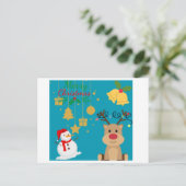 Kerstmis Briefkaart (Staand voorkant)