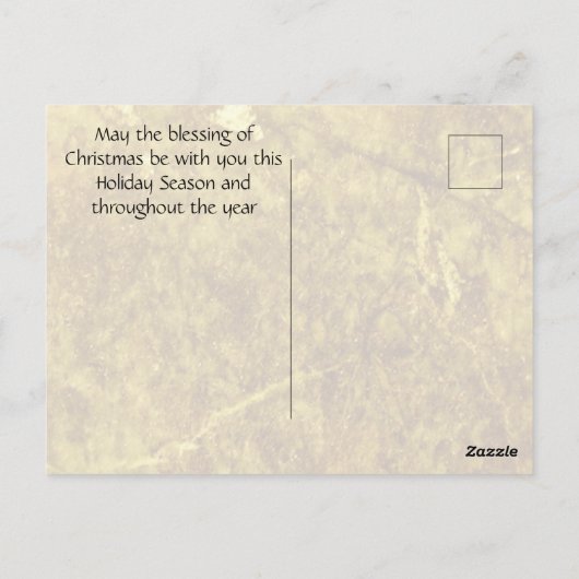 Kerstmis Briefkaart (Achterkant)