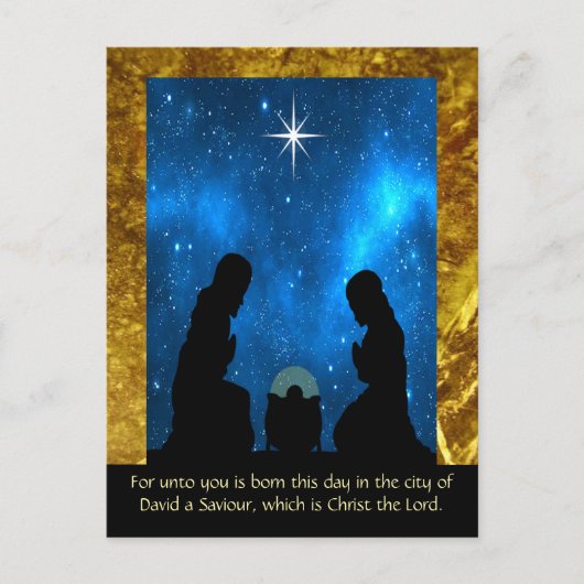 Kerstmis Briefkaart (Voorkant)