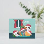 Kerstmis Briefkaart (Staand voorkant)