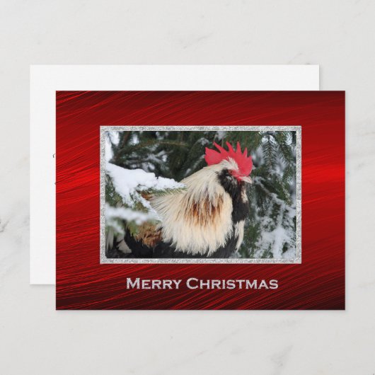 Kerstmis Briefkaart (Voorkant / Achterkant)