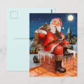 Kerstmis Briefkaart (Voorkant / Achterkant)