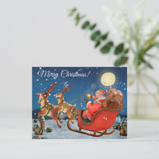 Kerstmis Briefkaart (Staand voorkant)