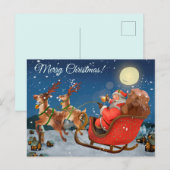 Kerstmis Briefkaart (Voorkant / Achterkant)