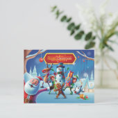 Kerstmis Briefkaart (Staand voorkant)
