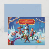 Kerstmis Briefkaart (Voorkant / Achterkant)