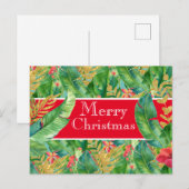 Kerstmis Briefkaart (Voorkant / Achterkant)