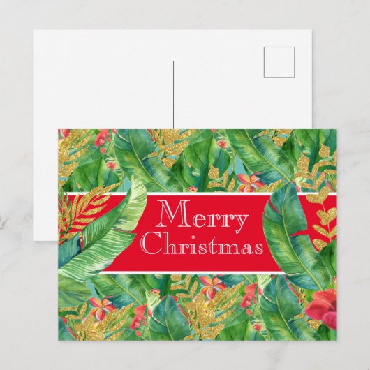 Kerstmis Briefkaart (Voorkant / Achterkant)