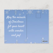 Kerstmis-Briefkaart Briefkaart (Achterkant)