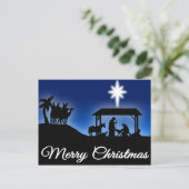 Kerstmis-Briefkaart Feestdagenkaart (Staand voorkant)