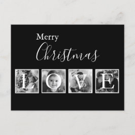 Kerstmis Briefkaart met kerstcadeauscript