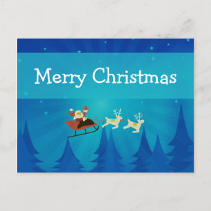 Kerstmis Briefkaart op de kerstkerstkerstmis in de