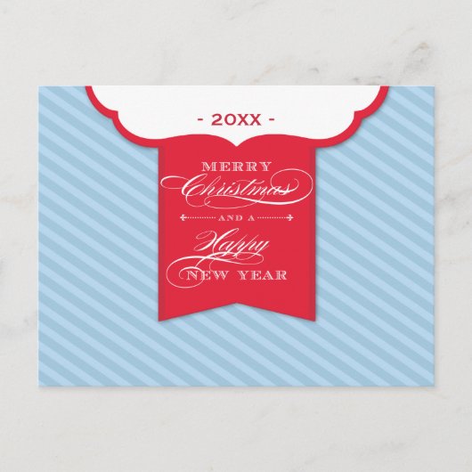 KERSTMIS BRIEFKAART:: revers 5L Feestdagenkaart (Voorkant)