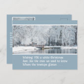 KERSTMIS BRIEFKAART VOOR VRIENDEN (PERSONALISEREN) (Voorkant / Achterkant)