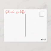 Kerstmis briefkaart voor wijndrinker (Achterkant)