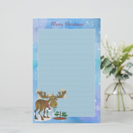 Kerstmis Briefpapier (Staand voorkant)