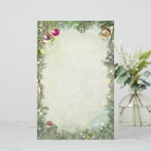 Kerstmis Briefpapier (Staand voorkant)