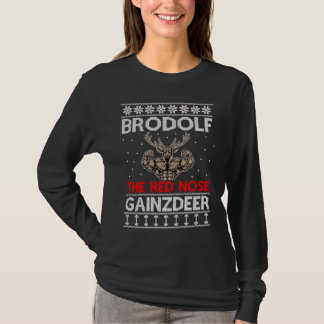 Kerstmis Brodolf  Grappige Verschrikkelijke Kerstt T-shirt