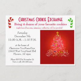 Kerstmis Brunch Cookie Exchange Kaart