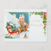 Kerstmis, Brundage-kinderen en Santas Briefkaart (Voorkant)