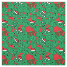 Kerstmis Brussel Sprouts Cute Food Patterted Stof