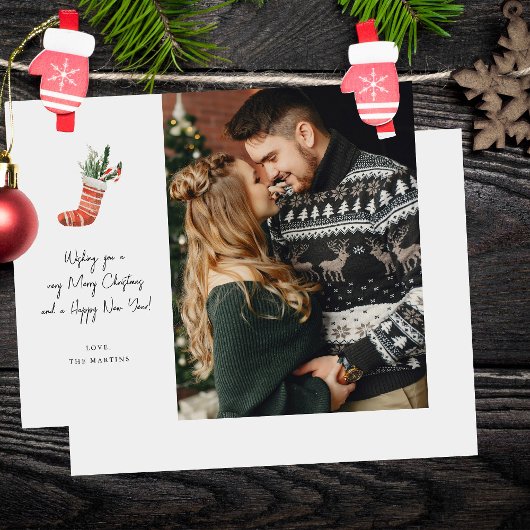 Kerstmis Budget Kerstmiskous Notitie Foto Kerstmis