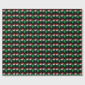 Kerstmis Buitenaardse Wezens Cadeaupapier (Vlak)