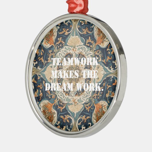 Kerstmis Bulk Cadeaus voor collega's Perzische Teg Metalen Ornament (Links)